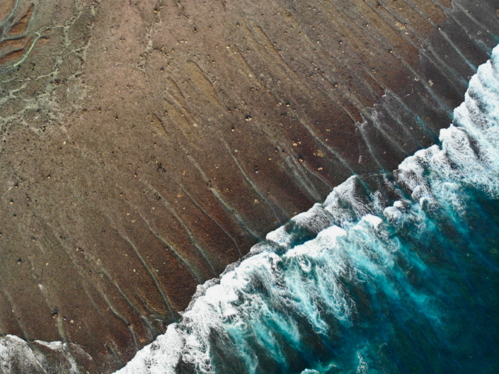 Aerial view of Sekongkang, Indonesia