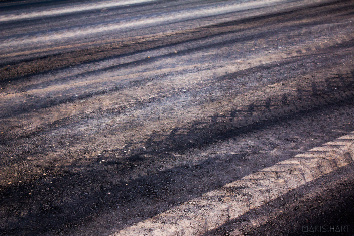 Long exposure photograph titled Care Less