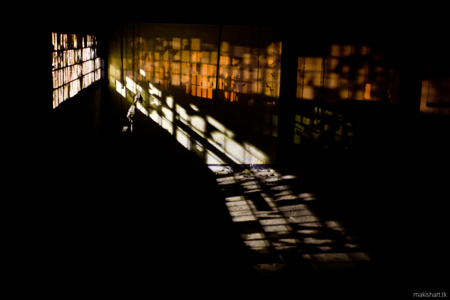 Long exposure photograph titled Passing By