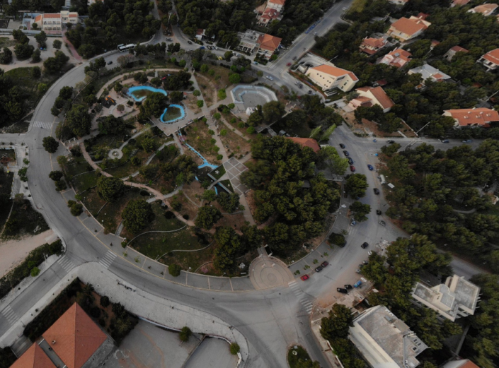 360 degree panorama of Thrakomakedones, Greece